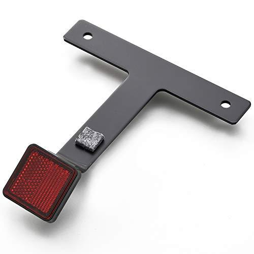 デイトナ(Daytona) バイク用 リフレクター 角度オフセット45° アルミ製 スクエアリフレクター ブラック 43516 | 