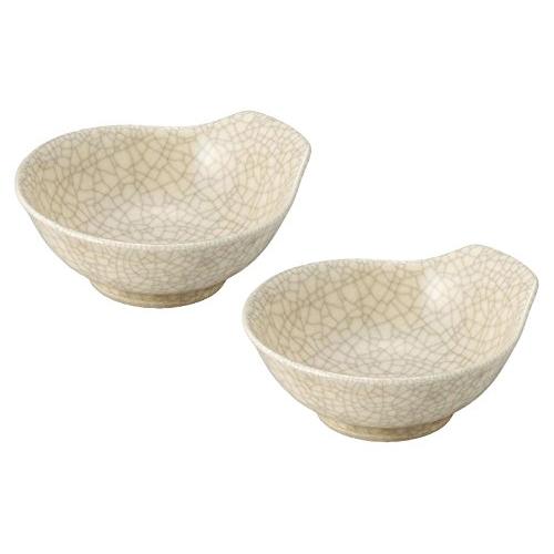 銀峯陶器 とんすい 小鉢 貫入 2個セット 直径約12cm 電子レンジ可 食洗器対応 萬古焼 日本製 | 