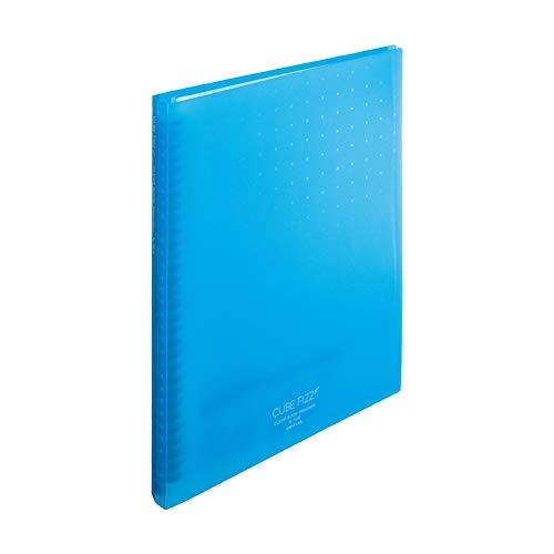 リヒトラブ クリヤーブック 交換式 A4 30穴 30ポケット ブルー N7016-8 | 