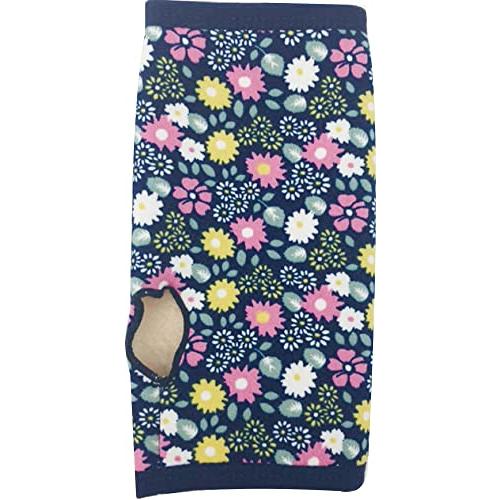 丸和貿易 ぽかぽかハンドウォーマー レトロフラワー ネイビー サイズ：約サイズ：フリー 2003956-04 | 