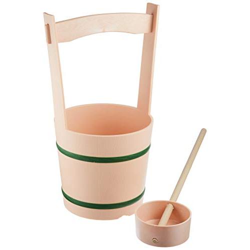 ナカムラ商事 お墓参り用品 P.C手桶セット ひ杓付 | 
