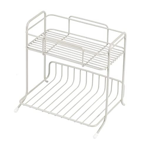 リバティーコーポレーション シンク下 シンクまわり ワイヤー 調味料ラック 2段ワームグレー LD-262 Style Storage | 