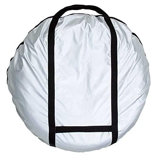 ボンフォーム(BONFORM) タイヤキャリーバッグ軽/普通車1本用 2枚セット ナット袋付き M シルバー 7205-05SI | 