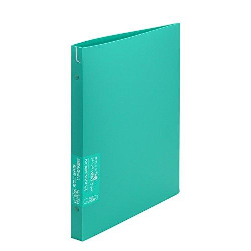 ライオン事務器 リングファイル O型 スリム A4S RF-23S-G グリーン | 