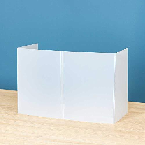 ナカバヤシ 折りたたみモバイルパーティション ミルキーホワイト（シボ入り） PTS-OT1034MW | 