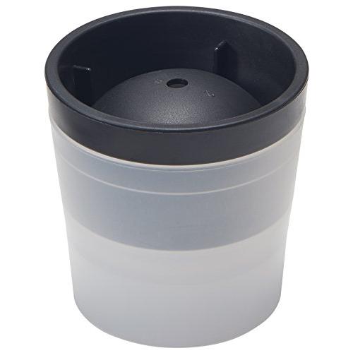 ライクイット (like-it) 製氷皿 俺の丸氷 約Ф7.5×高7.5cm ブラック 日本製 STK-06 直径約6cm 製氷器 累計販売数1 | 