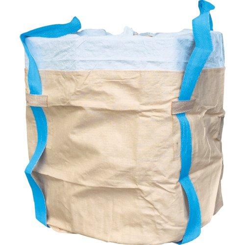 アサヒ コンテナバッグ丸型二重バッグ青ベルト アスベス廃棄用1000kgタイプ 190615 コンテナバッグ | 