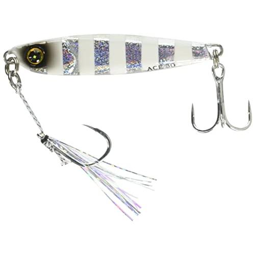 ハヤブサ(Hayabusa) メタルジグ FS415 ジャックアイ エース 30g #9 シルバー青夜光ゼブラ FS415 | 