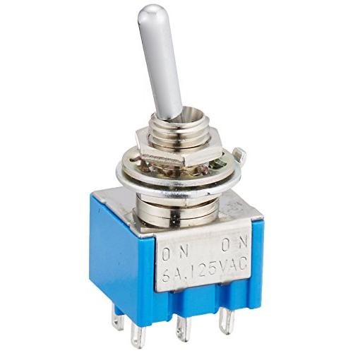 エルパ (ELPA) トグルスイッチ 6P AC125V/6A ON-ON HK-TGS01H | 