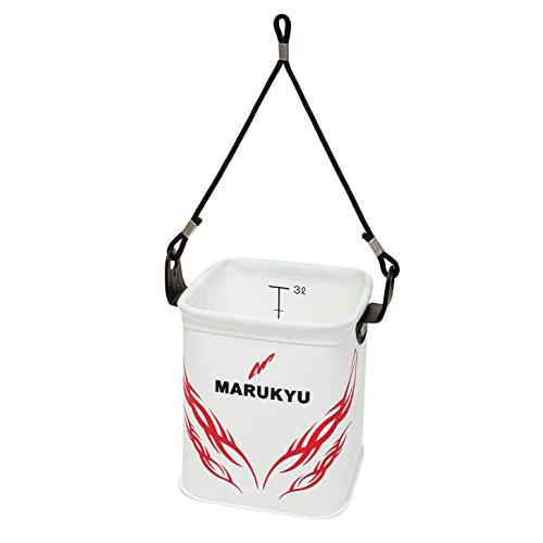 マルキュー(Marukyu)パワー水くみバケツTRV 15TRV ホワイト サイズ:150(W)x150(D)ｘ170(H)ｍｍ | 