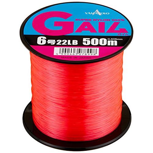 ヤマトヨテグス(YAMATOYO) ナイロンライン ガイム 500m 6号 22lb ピンク | 