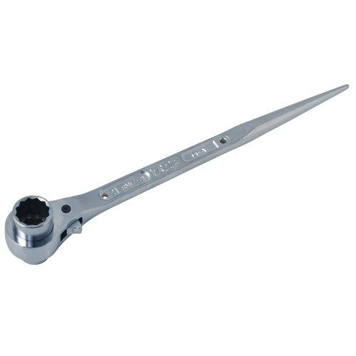 トップ工業 (TOP) 両口ラチェットレンチ 総磨き 17x21mm ストレートタイプ 足場 住宅 鳶道具 RM-17x21-SV 燕三条 日本製 | 