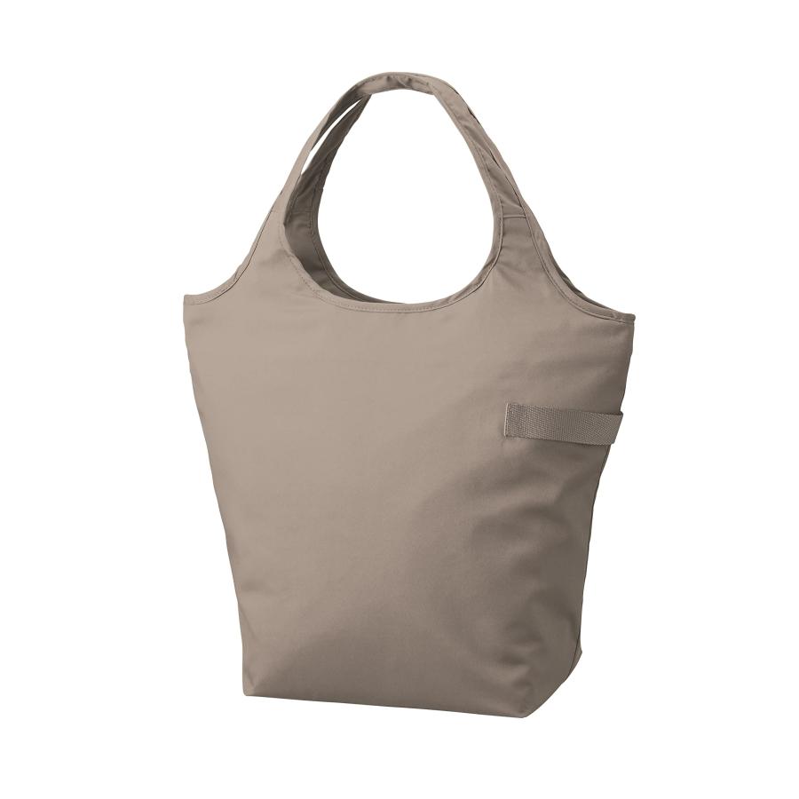 MOTTERU モッテル クルリト クーラーマルシェバッグ グレー | エコバッグ おしゃれ 折りたたみ コンパクト 布 かわいい アウトドア | 