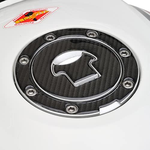 デイトナ(Daytona) バイク用 傷防止シール タンクキャップパッド ポッティングタイプ ホンダ1(CB400SF等) カーボン調 9733 | 