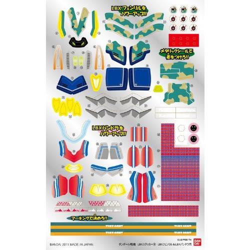 ダンボール戦機 LBX ステッカー8 LBXフェンリル&LBXパンドラ用 | 