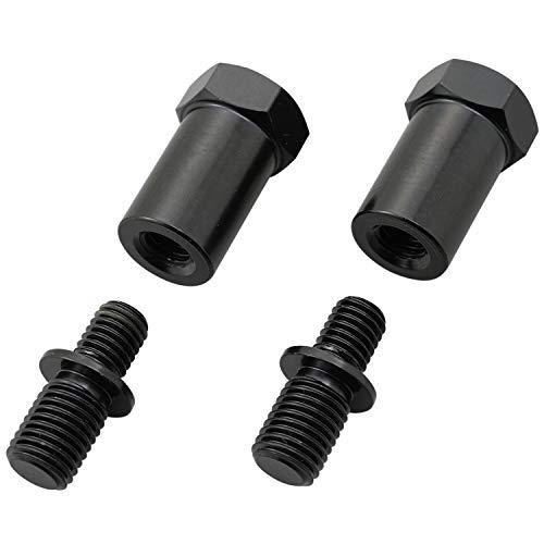 デイトナ(Daytona) バイク用 ミラー アダプター 衝撃緩衝装置付き ブラック 正ネジ10mm 左右セット 99782 | 