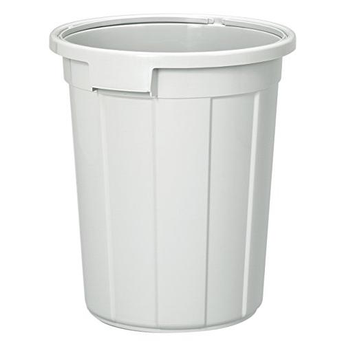 新輝合成 トンボ エコペール ゴミ箱 45リットル 本体 袋止め付き 大型 業務用 グレー 食品衛生法適合 幅44×奥行43×高さ50cm EM | 