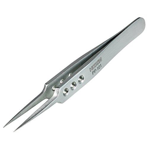 ホーザン(HOZAN) ピンセット(ツイーザー) 厚肉仕上げ 板厚2.8mm 先端幅0.3mm PP-101 | 