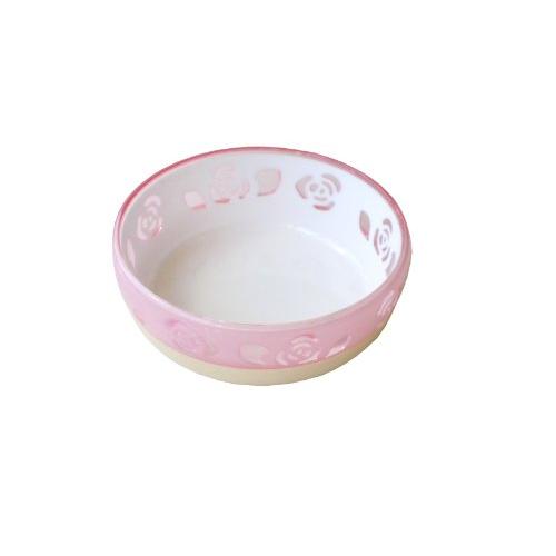 ペッツルート (Petz Route) おいしく見えるニャン食器 ミニ ピンクローズ | 