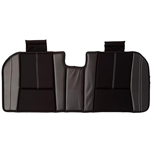 ボンフォーム(BONFORM) シートクッション ベーシックレザー 軽自動車 ツイン ストッパー付き ツイン113x45x2cm ブラック 53 | 