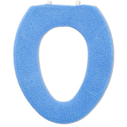 オカ 便座カバー やわらか便座 サンク O型 ブルー(抗菌 防臭加工 クリーンフレッシュ) 4548622308723 | 