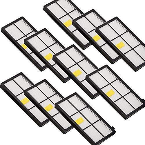 ルンバ 800アイロボット用 ダストカットフィルター 10枚セット 800 900 シリーズ交換 ルンバ 800 860 870 871 875 | 