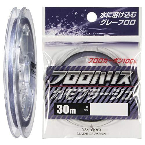 ヤマトヨテグス(YAMATOYO) ハリス フロロハリス カモフラージュ フロロカーボン 30m 1.75号 7lb グレー | 