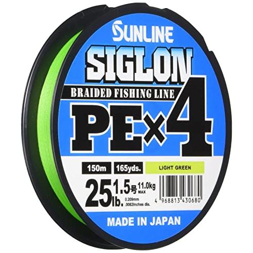 サンライン(SUNLINE) ライン シグロン PE×4#1.5/25lb ライトグリーン | 