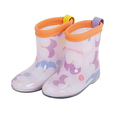 小川(Ogawa) キッズレインブーツ 子供 KIDS 男の子 女の子 男女兼用 S 15cm 2023年 クッカヒッポ スミレ 長靴 長ぐつ | 