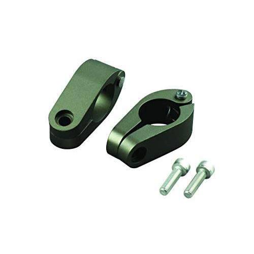 ポッシュ(POSH) バイク用品 バイクハンドルブレース クランプ 22.4mm マットチタン クイックリリース 090167-21 | 