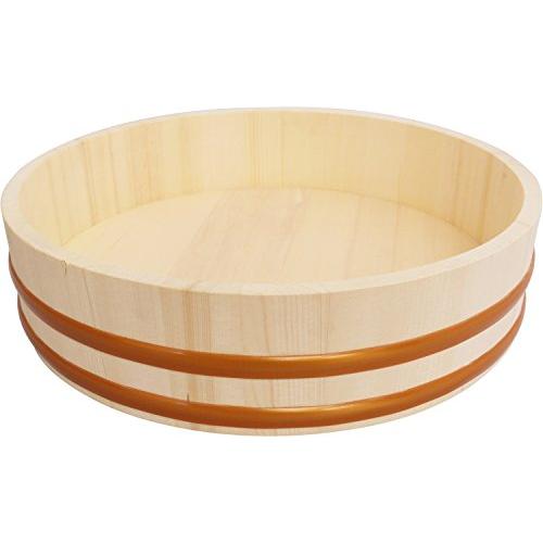 市原木工所 おひつ ベージュ 直径33×H8.6cm | 