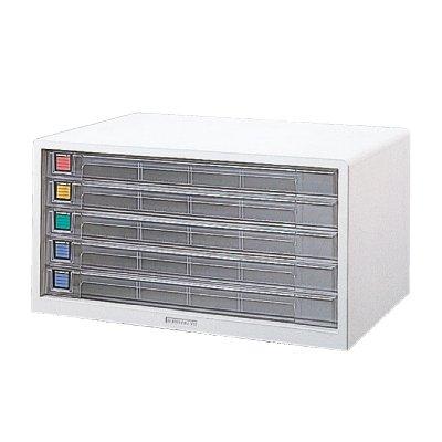 ナカバヤシ アバンテV2 レターケース 書類収納 A3 浅5段 シロ A3-55W | 