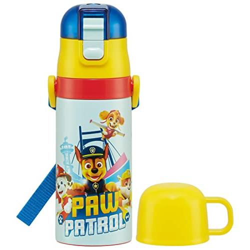 スケーター(skater) 子供用 ステンレス 水筒 2way 直飲み 420ml コップ飲み 350ml パウパトロール 23 子供に優しい軽 | 