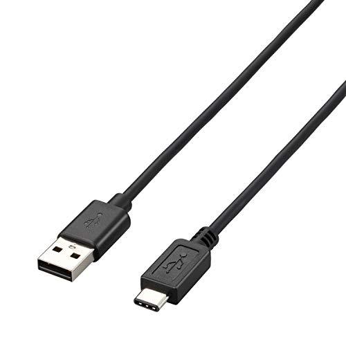 エレコム USBケーブル Type C (USB A to USB C) 4.0m USB2.0準拠 3A出力 最大480Mbps ブラック U | 