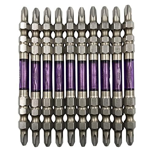 アネックス(ANEX) 龍靭ビット 両頭 スリム +2×85 10本袋 ARTS-14M | 