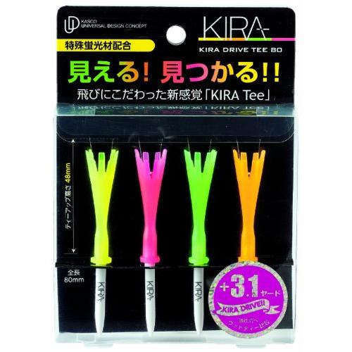 キャスコ(Kasco) ゴルフ ティー KIRA ドライブティー80 | 