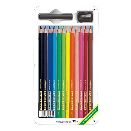 三菱鉛筆 色鉛筆 890 スタンダード 12色 K89012CS | 