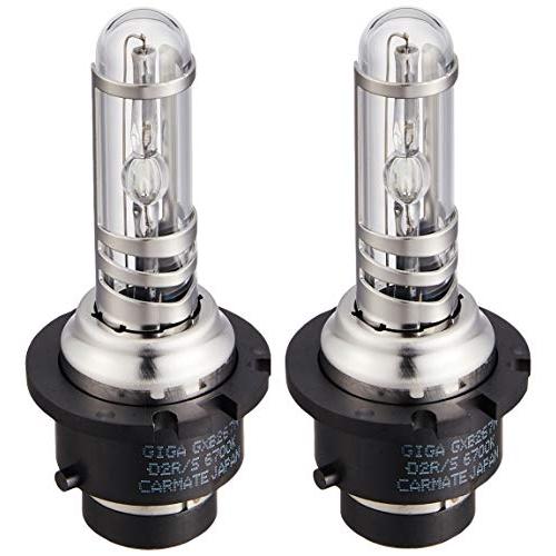 カーメイト 車用 HID ヘッドライト GIGA デュアルクス2 純正交換 D2R/D2S共通 6700K 3000lm 車検対応 3年間 GX | 