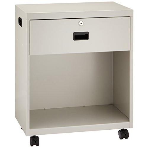ナカバヤシ デスクターナ デスク下収納 鍵付きキャビネット 机下ワゴン 棚 グレー ND-H722N | 