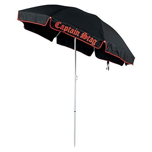 キャプテンスタッグ ユーロクラシックパラソル200cm(ブラック) M-1540 | 