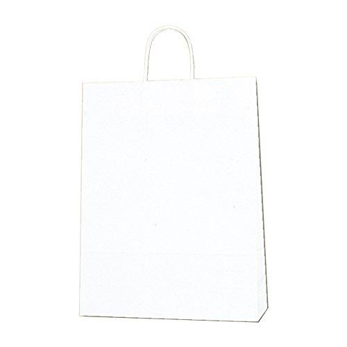 シモジマ ヘイコー 手提 紙袋 25CB 2才 シロ 32x11.5x41cm 50枚 003235801 | 