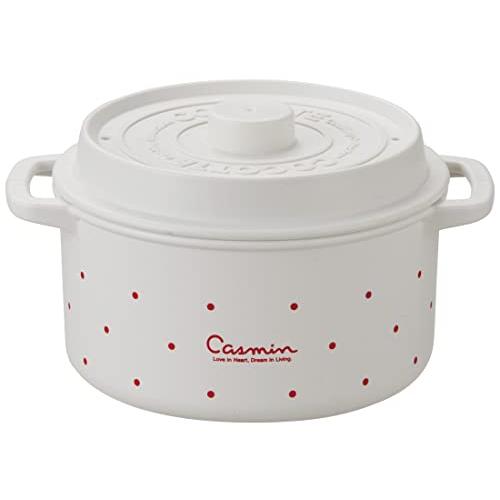スケーター (skater) ココット風 電子レンジ鍋 680ml キャスミン アイボリー 日本製 MWCP1 | 