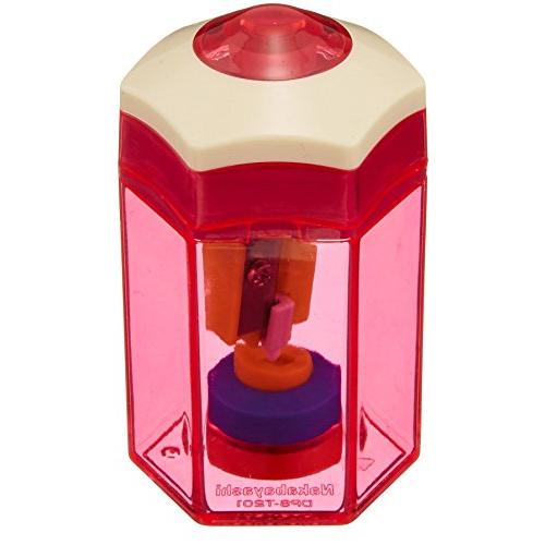 ナカバヤシ 鉛筆削り ハンディシャープナー 楽らっち6 ピンク DPS-T201P | 