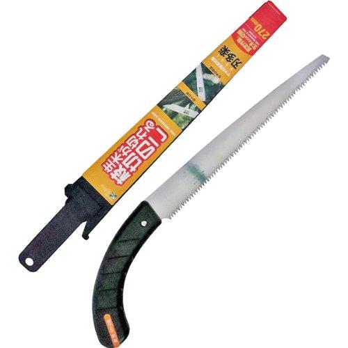 石鋸工業 サヤ付替刃式鋸 刃多楽 枝切のこ 270mm | 