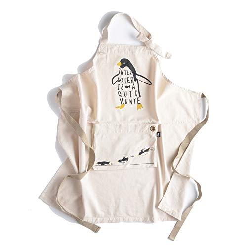 アンドパッカブル エプロン オシャレ収納 白ペンギン ホワイト 62809 | 