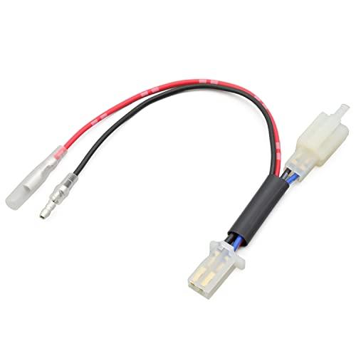 デイトナ(Daytona) バイク用 電源取り出しハーネス SR400(00) フロント専用 かんたん電源取出しハーネス 27696 ブラック | 