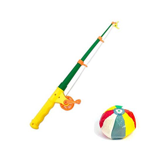 イベント用 釣竿 (つりざお) マグネット式 （1個） / お楽しみグッズ(紙風船)付きセット | 