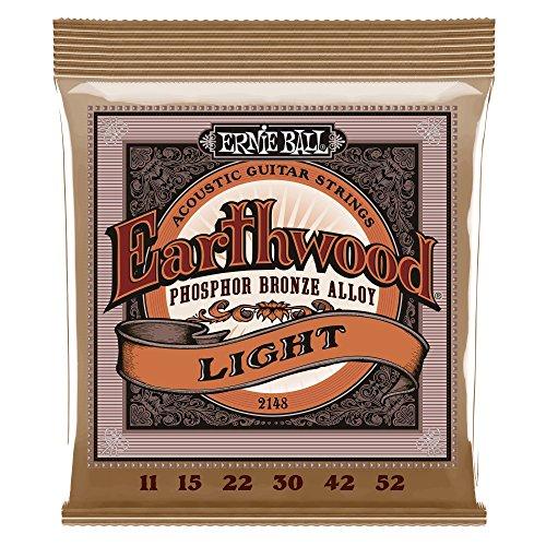 正規品 ERNIE BALL 2148 アコースティックギター弦 (11-52) EARTHWOOD PHOSPHOR BRONZE LIGHT | 