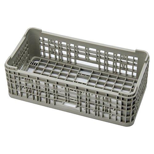 石川樹脂工業 水切りラック サイクル洗浄ハーフラック オープン グレー 51 x 25.5 x 14.5cm 1個入 ポリプロピレン 日本製 H | 