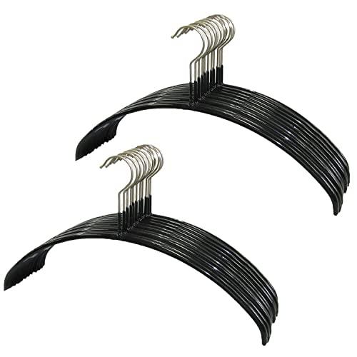 マワ すべり落ちない ハンガー 人体ハンガー ドイツ製 20本組 116066 ブラック 40×22×1cm 3120 | 